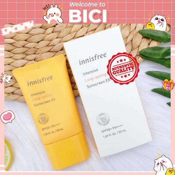 Kem Chống Nắng Lâu Trôi Innisfree Intensive Long Lasting Sunscreen EX SPF 50+ PA++++