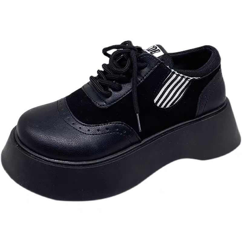 Giày lolita buộc dây đế cao cổ điển độc lạ ngầu chất dễ thương cá tính sneaker ulzzang Hàn Quốc [Yannie] | BigBuy360 - bigbuy360.vn