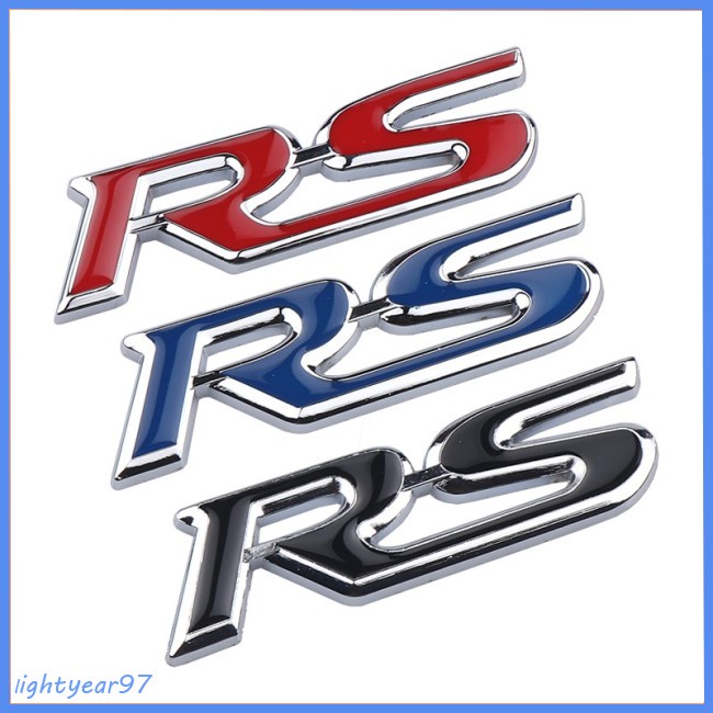 Sticker Logo RS Dán Trang Trí Xe Hơi Ford