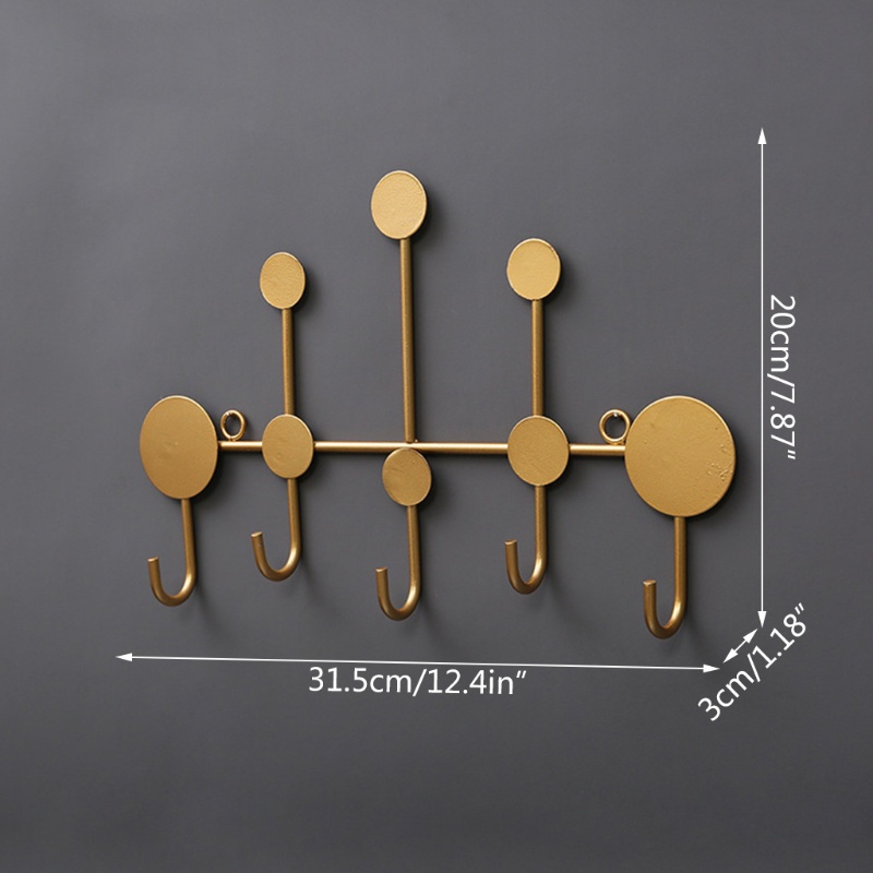 Móc Sắt Treo Tường Thiết Kế Đơn Giản Hiện Đại Cho Phòng Ngủ