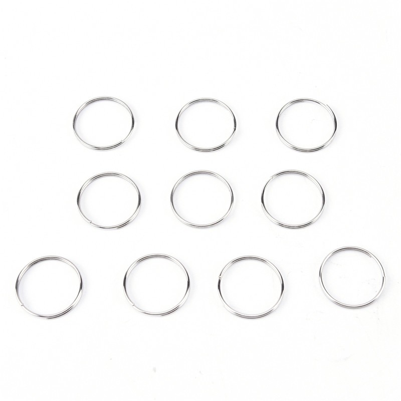 Set 10 Vòng Thép Niken Gắn Chìa Khóa Tiện Dụng