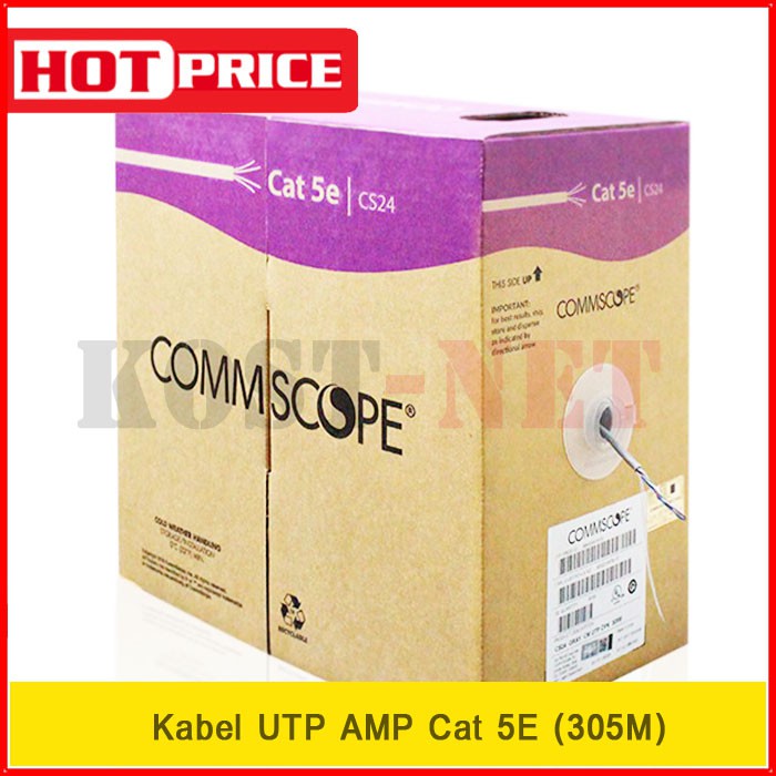 Dây Cáp Kết Nối Utp Amp / Commscope Cat5E 10m