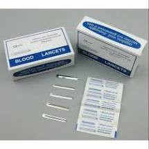 Hộp 200 Chiếc Kim Nặn Mụn Chính Hãng Blood Lancets