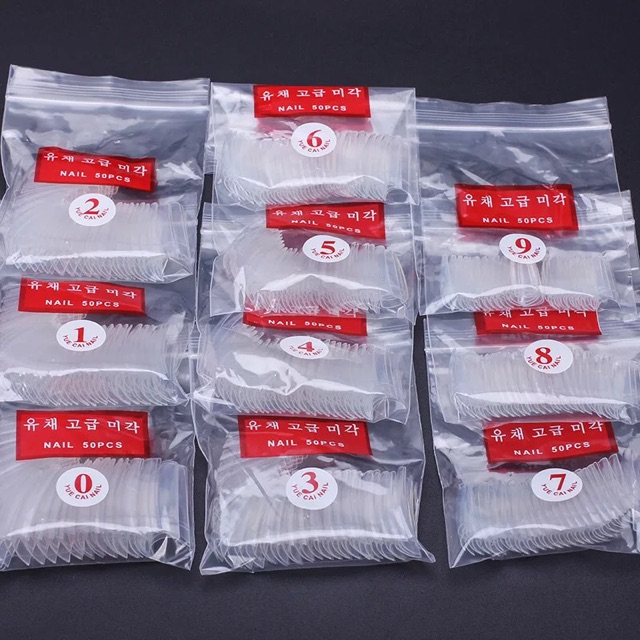 Móng nối giả hàn quốc bịch 500 cái