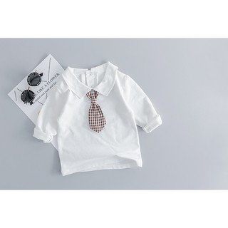Set yếm thun cà vạt caro