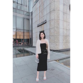 ĐẦM BODY ĐEN 2 DÂY