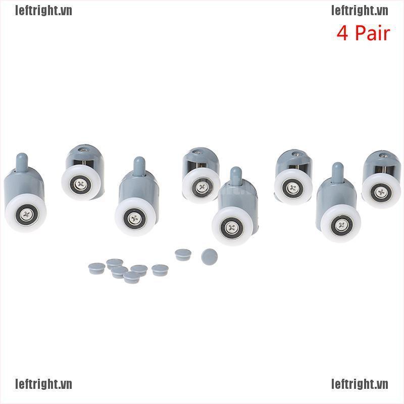 Set 8 con lăn trượt cửa nhà tắm kính 25mm