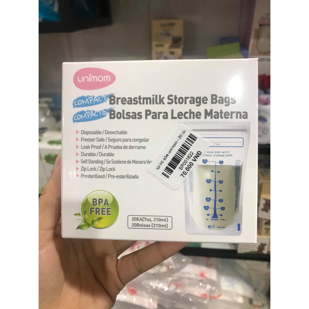 TÚI TRỮ SỮA UNIMOM 30C