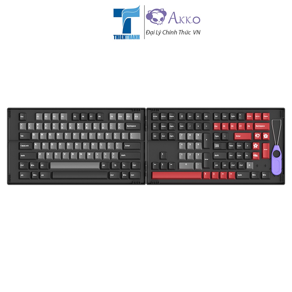 Nút bàn phím cơ AKKO Keycap set – Psittacus (PBT Double-Shot/Cherry profile/157 nút)