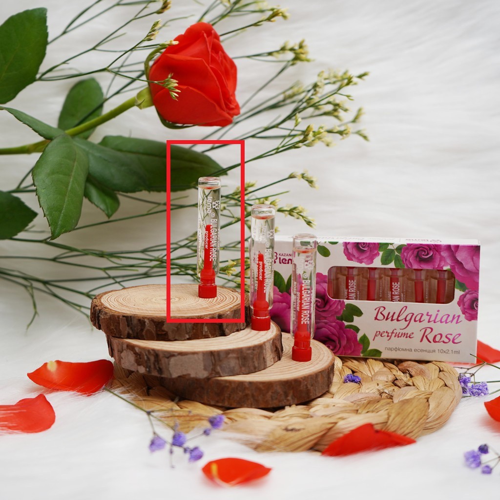 Nước hoa mini tinh dầu hoa hồng Bulgaria thương hiệu Lema 2,1ml chính hãng | Thế Giới Skin Care