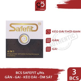 Bao Cao Su SafeFit 4 in 1