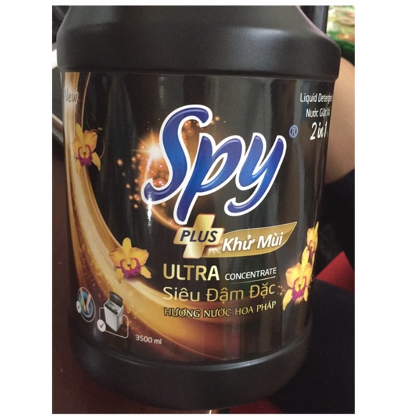 Nước Giặt Xả Spy Plus Khử Mùi 3500ml Hương Nước Hoa Pháp