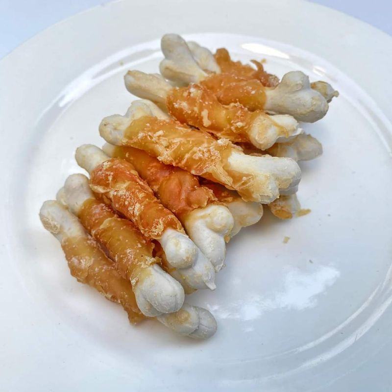 Xương cuốn khô gà Taotaopet gói 400gr