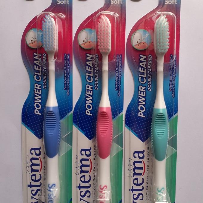 Bàn Chải Đánh Răng SYSTEMA Lion Nhật Bản Cực Mềm (Đầu Phổ Biến) Hrg Mỗi Cái