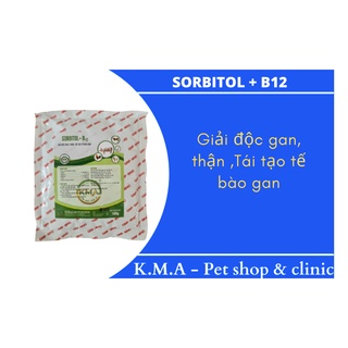 SORBITOL + B12 Giải độc gan, Thận, Tái tạo tế bào gan gói 100g