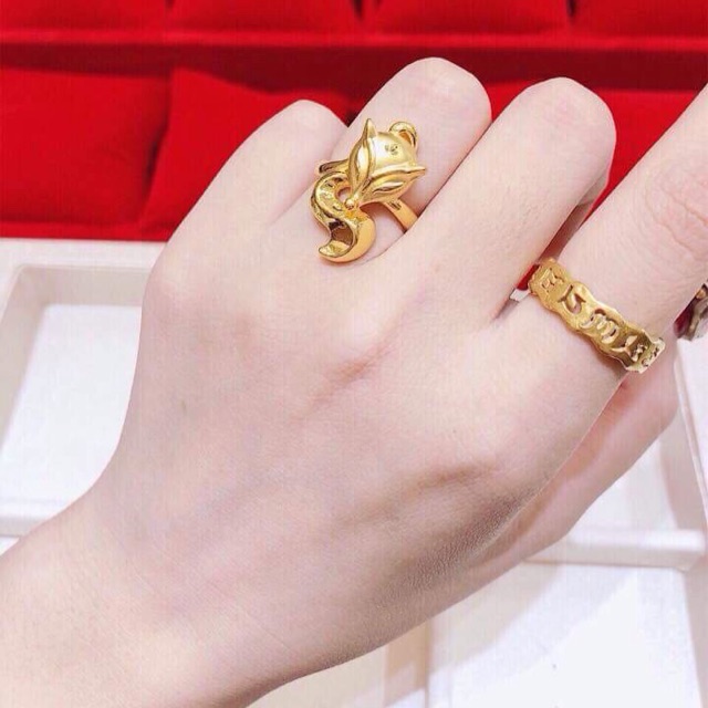 Nhẫn Hồ Ly Vàng 9999 24k