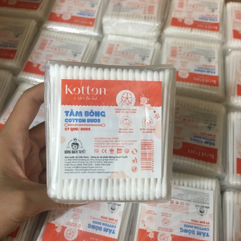 TĂM BÔNG TRẺ EM MERIGO  336 QUE MẪU MỚI