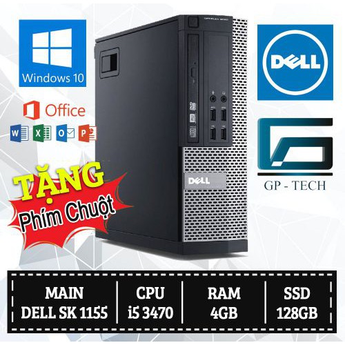 MÁY BỘ VĂN PHÒNG DELL 7010 i5 3470 SSD 128GB | BigBuy360 - bigbuy360.vn