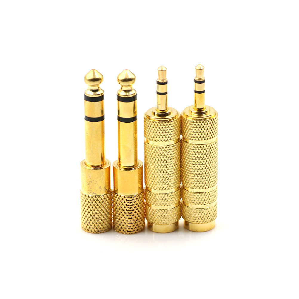 2 Đầu Chuyển Đổi Âm Thanh Từ 6.35mm Sang 3.5mm Cho Tai Nghe