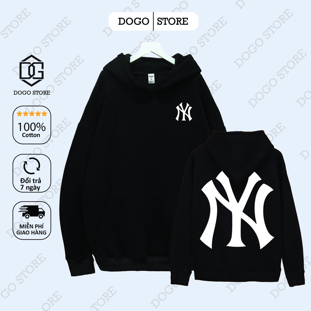 Áo Nỉ Hoodie NY Dogo Store , áo hoodie nam nữ nỉ bông cotton