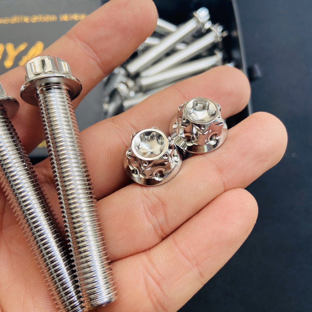 ỐC SALAYA 10LY6 TRANG TRÍ XE MÁY SIÊU SÁNG BÓNG, THỂ HIỆN ĐẲNG CẤP