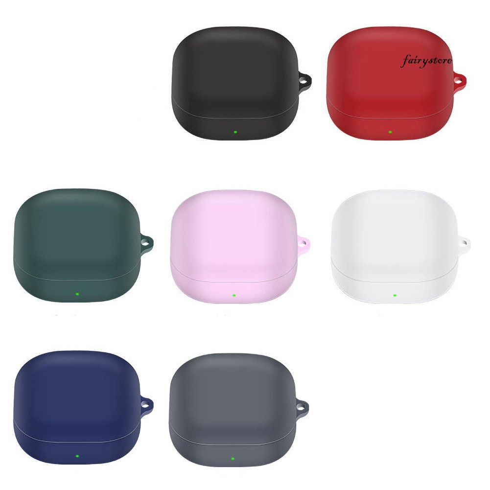 Fs Vỏ Bảo Vệ Hộp Đựng Tai Nghe Airpods Bằng Silicon Chống Sốc Chống Rơi Kèm Móc Khóa Tiện Dụng