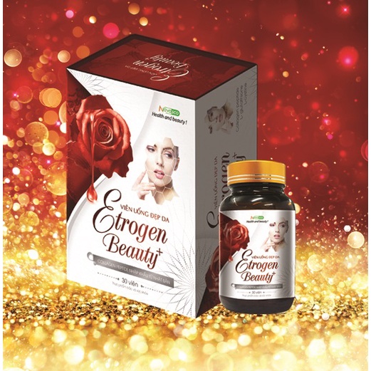 ✅ Viên uống đẹp da tăng cường sinh lý nữ Etrogen Beauty+ viên uống trắng da glutathione ever collagen
