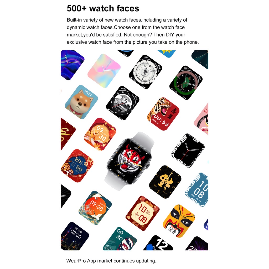 Đồng Hồ Thông Minh Dtno.1 7 GPS IP68 Bluetooth 1.9 inch TFT 380mAh Và Phụ Kiện