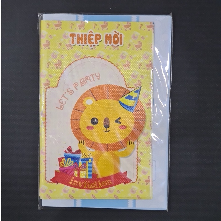 Thiệp Mời Thôi Nôi Gia Long (9x13)