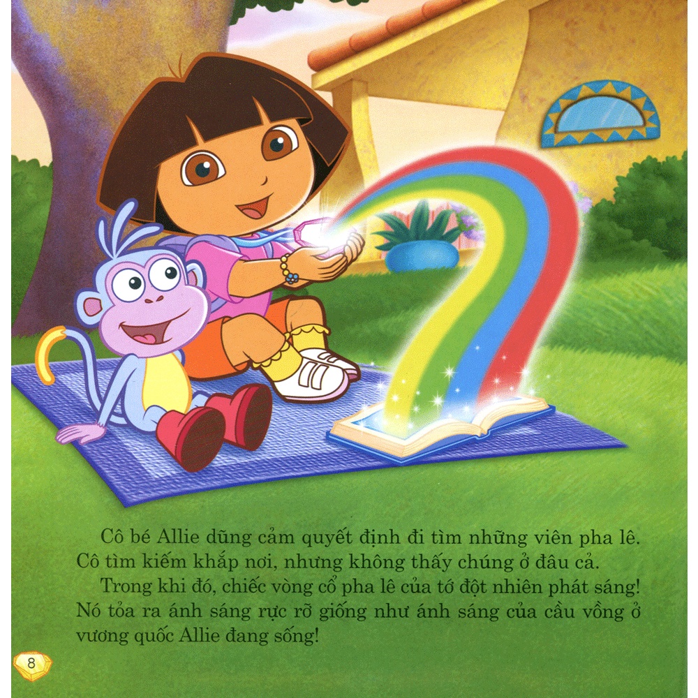 Sách Dora The Explorer - Giải Cứu Vương Quốc Pha Lê