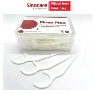 * hộp tăm chỉ nha khoa hộp 50 que sinocare