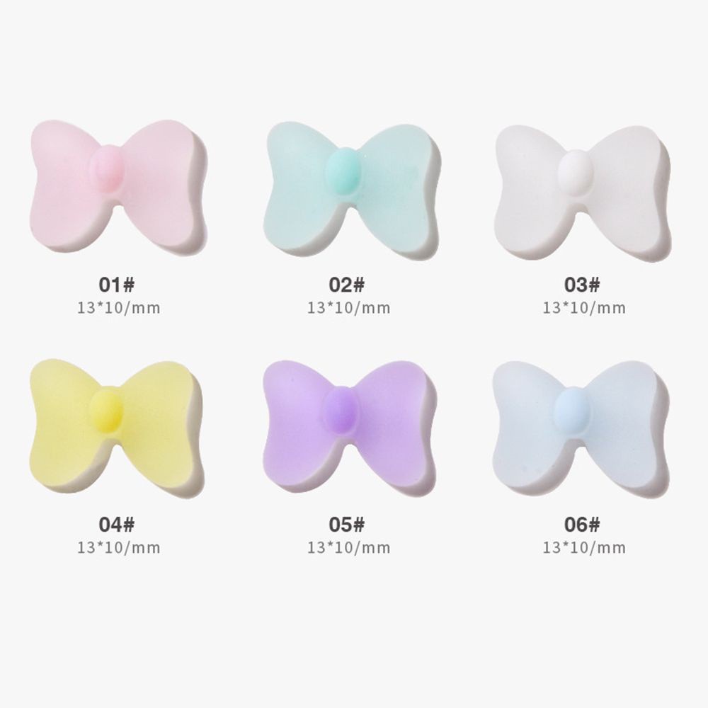 [Hàng mới về] Phụ kiện trang trí móng tay nghệ thuật hình nơ ba chiều đáng yêu