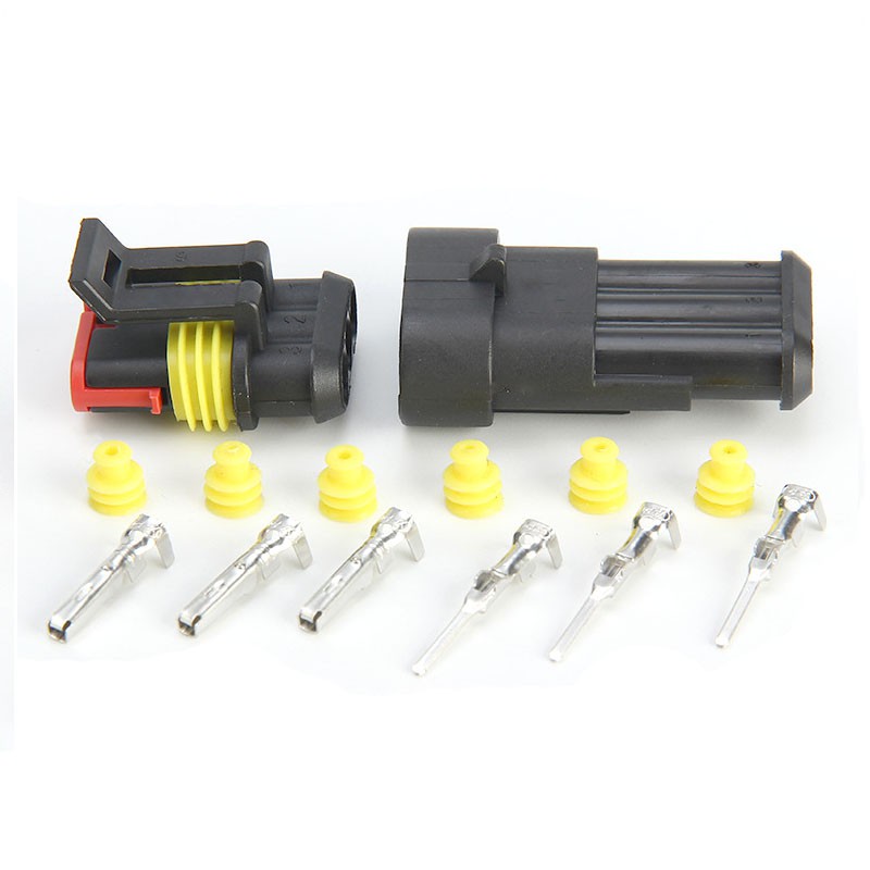 Jack kết nối 2P 3P 4P 5P loại chống nước cao cấp dùng cho lắp ráp đèn điện