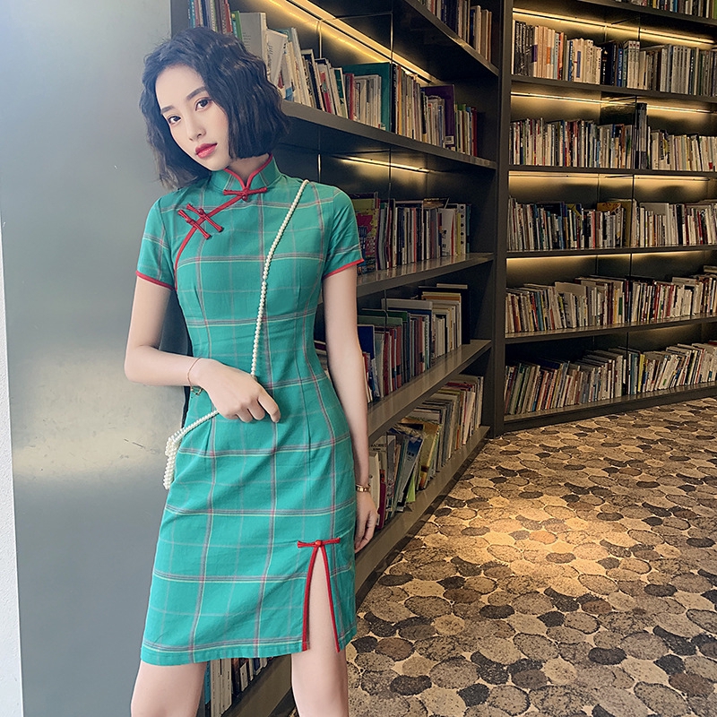 Đầm Sườn Xám Trung Hoa Xinh Xắn Dành Cho Nữ