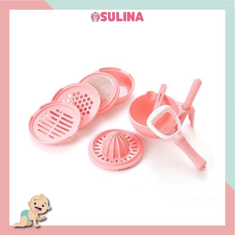 Bộ dụng cụ chế biến ăn dặm cho bé SULINA OFFICIAL DC01