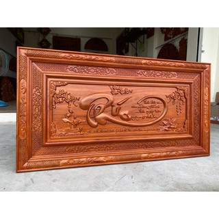 Tranh gỗ chữ phúc