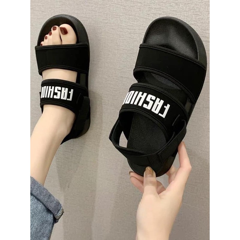 DÉP QUAI NAM NỮ UNISEX PHONG CÁCH FASHION HÀN QUỐC ĐI ĐƯỢC 2 KIỂU