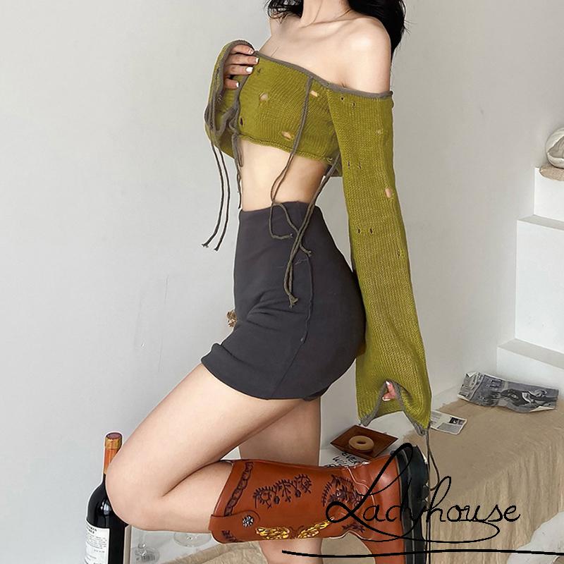 Áo Thun Mỏng Hở Lưng Màu Trơn Phong Cách Thời Trang Đường Phố Gợi Cảm Dành Cho Nữ