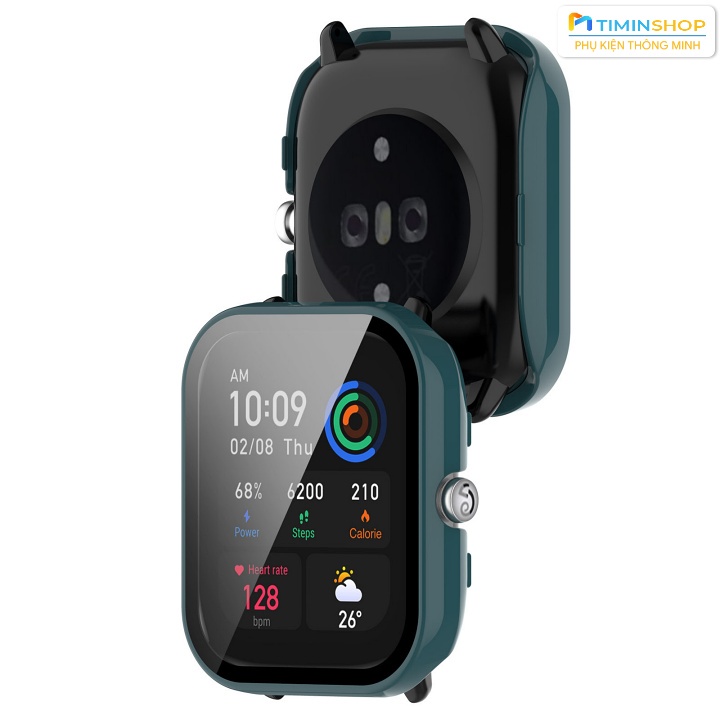 Ốp đồng hồ Amazfit GTS 4 mini - Chất PC + Kính cường lực (OCLS4M)