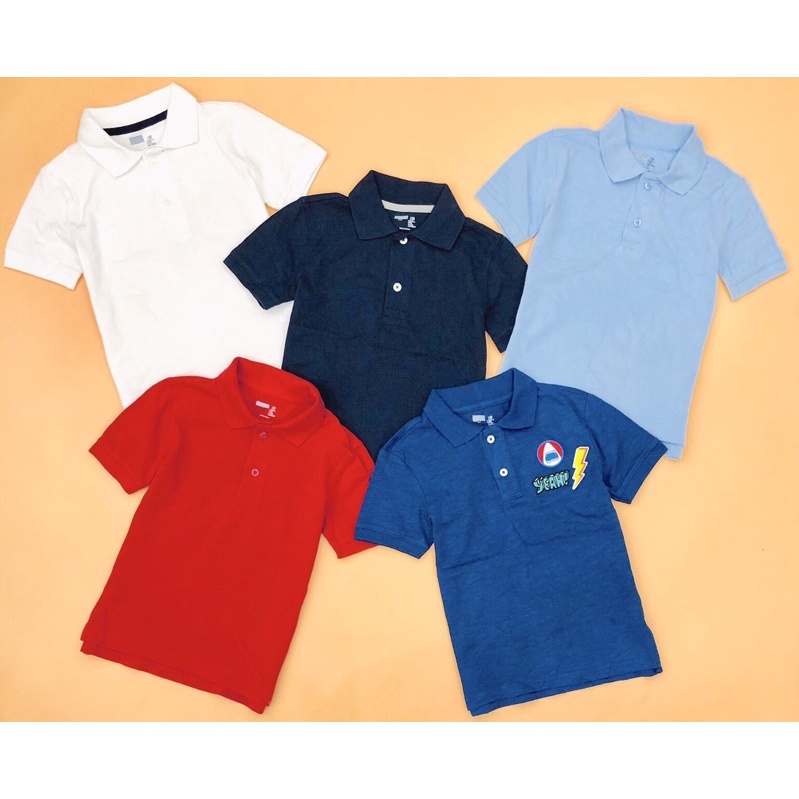 Áo Thun Cổ Lật cho Bé Trai - Chất thun cotton, thun cá sấu, thun cotton cực kỳ xịn xò, thấm hút mồ hôi