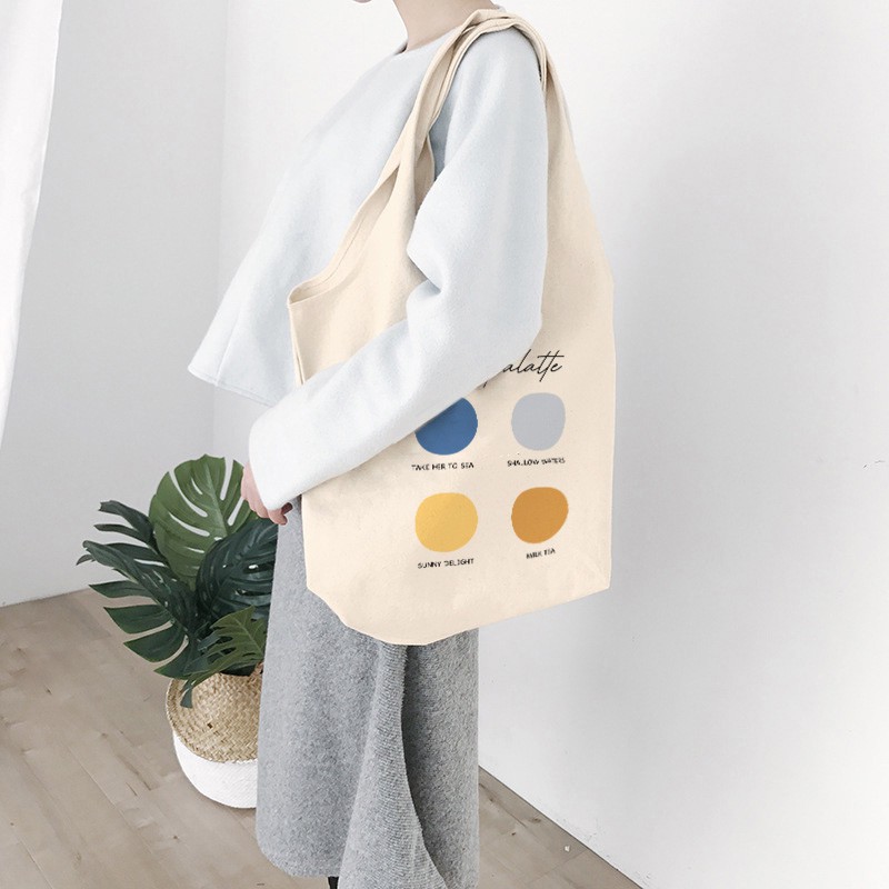 Túi Vải Tote Attitude Colour Palatte Siêu Xinh