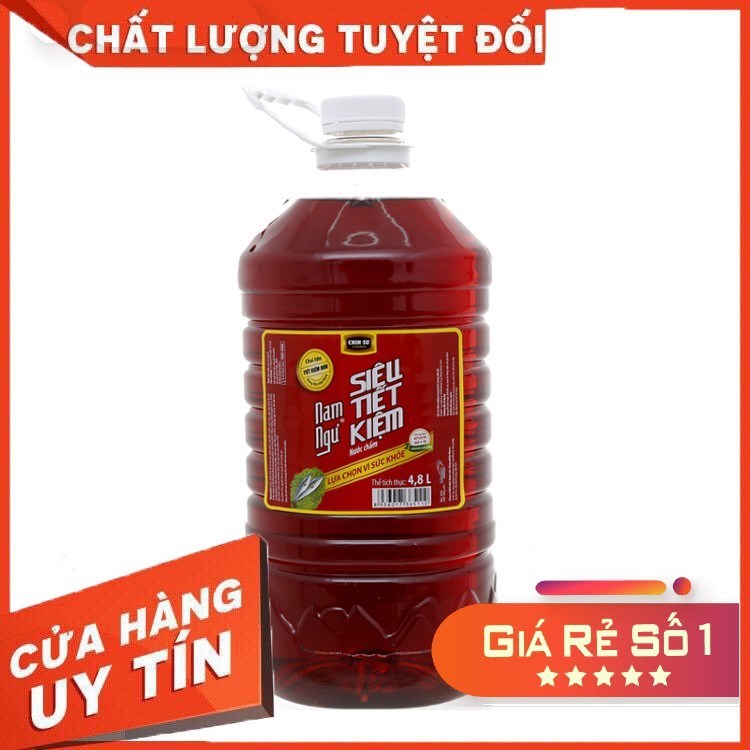 [FREESHIP GIÁ SỈ] Nước Mắm NAam Ngư - SIÊU TIẾT KIỆM CAN LỚN 4.8L - 5L