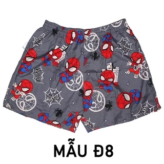 [Ưu Đãi QT SIP NAM - Freeship] Quần Đùi Nam HOẠT HÌNH (1 Quần) - Ngủ Nam - Mặc nhà - Khôngtúi - Màu NgẫuNhiên - M021