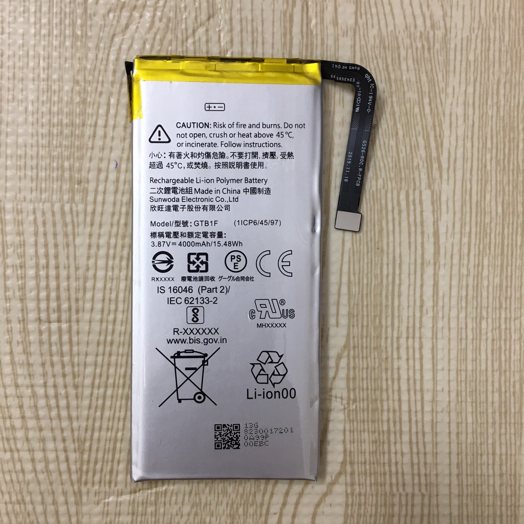 Pin Google Pixel 5 Gtb1F Khẩu - Nhập khẩu