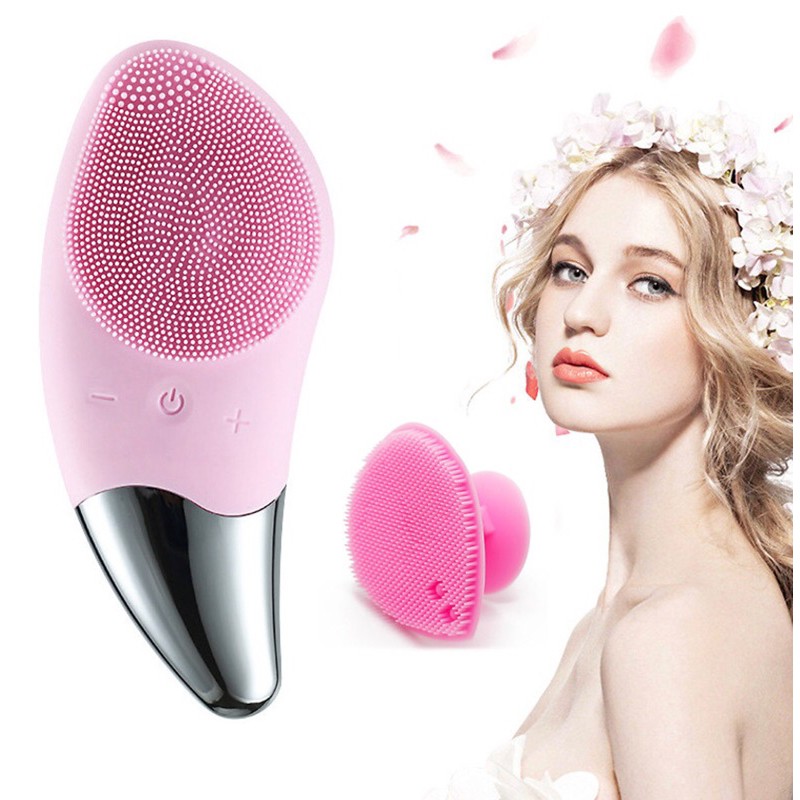 Máy Rửa Mặt 3 In 1 Chính Hãng SONIC FACIAL - Máy Rửa Mặt Sóng Siêu Âm Hot Nhất 2020  Chính Hãng Bảo Hành 12 Tháng