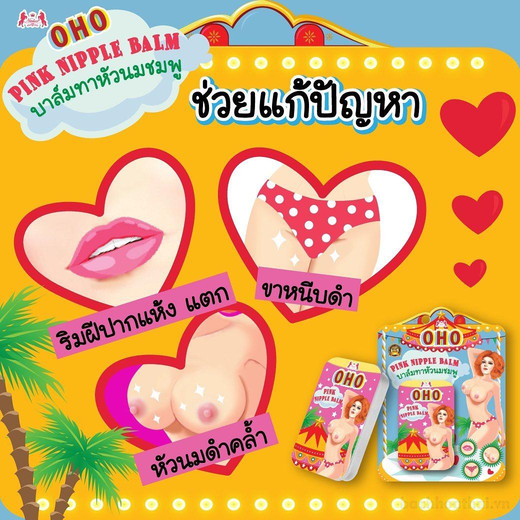 Làm hồng nhũ hoa OHO Pink Nipple Balm