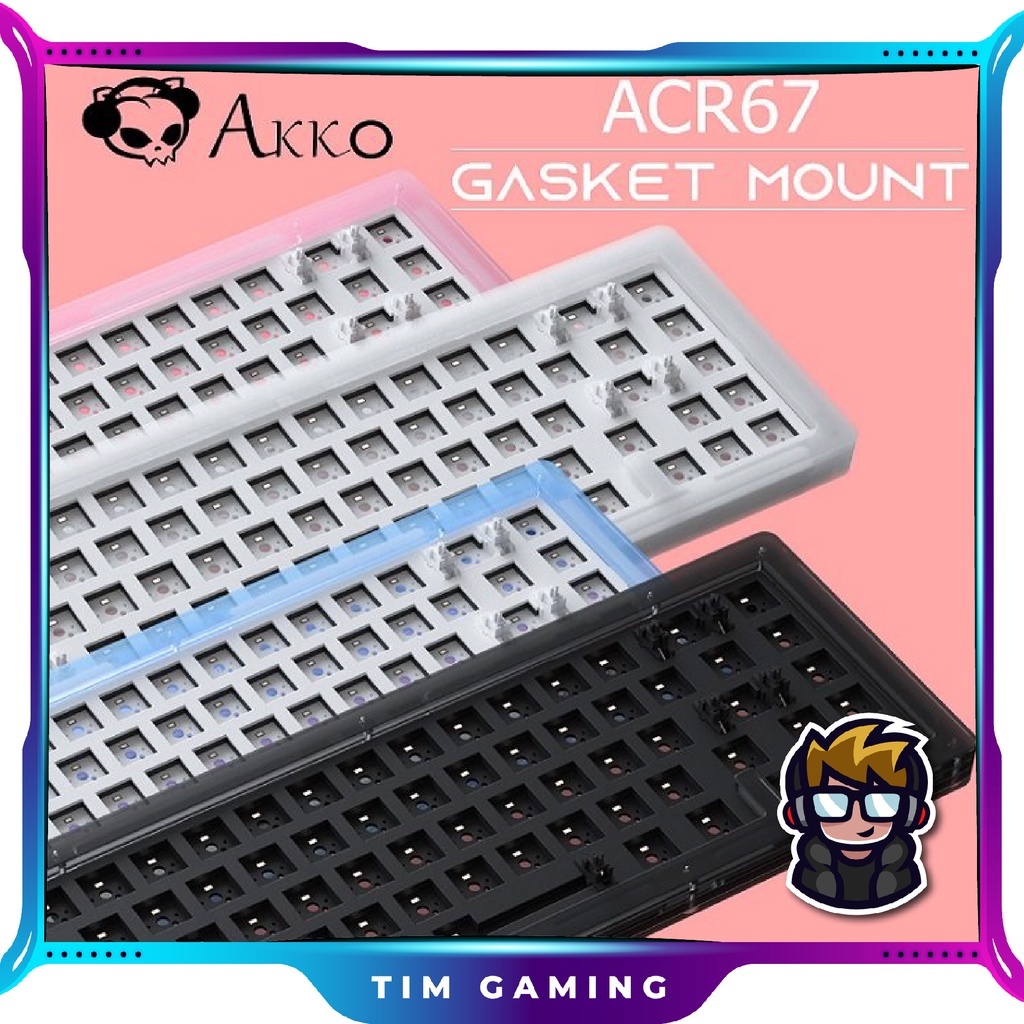 Kit bàn phím cơ AKKO ACR 67 (Hotswap / RGB / Foam tiêu âm / Gasket Mount)