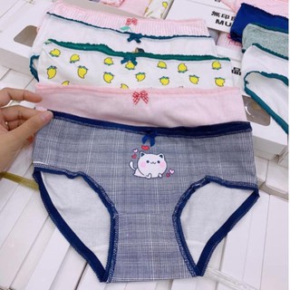 ✔️BÁN BUÔN - Quần lót nữ xuất Nhật, quần chip nữ Muji Cotton co giãn 4 chiều [DL51]