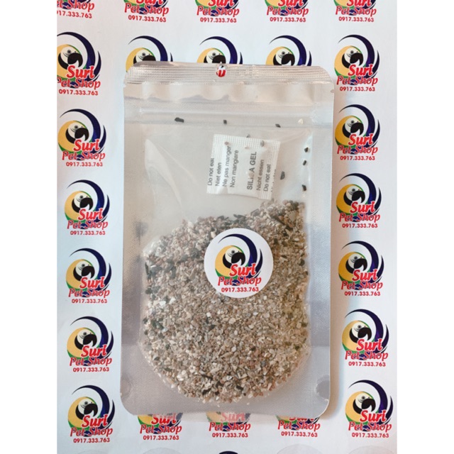 Khoáng Grit deli cho yến hót,finch,yến phụng gói 100g