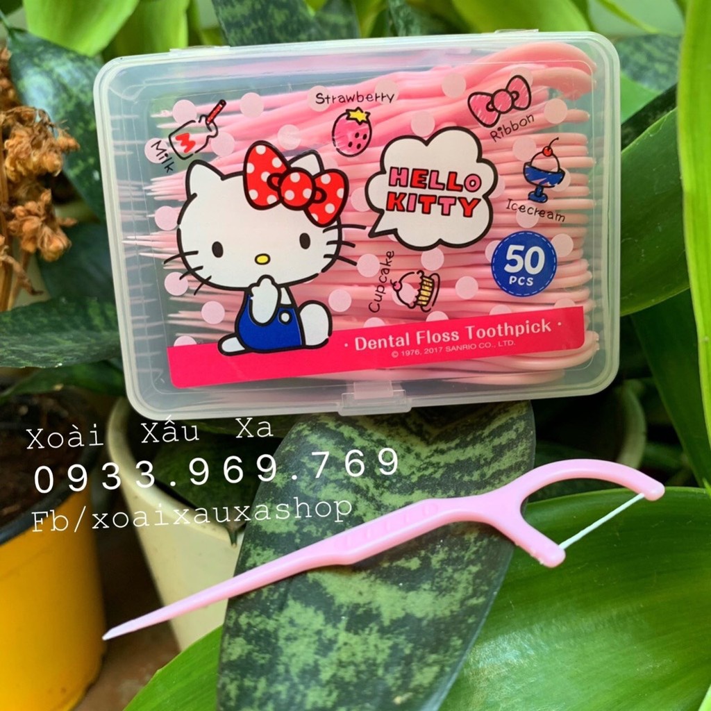 Bàn chải nha khoa hoạt hình Hello Kitty siêu đáng yêu